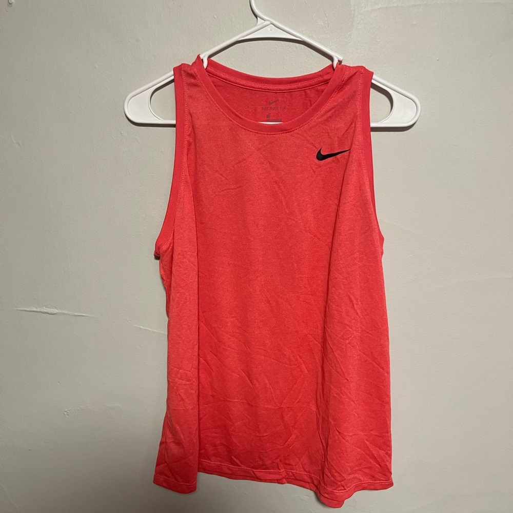 Nike Women's Vivid Orange/Red Tank Top